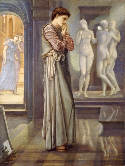 Pygmalion en het Beeld door Edward Burne Jones